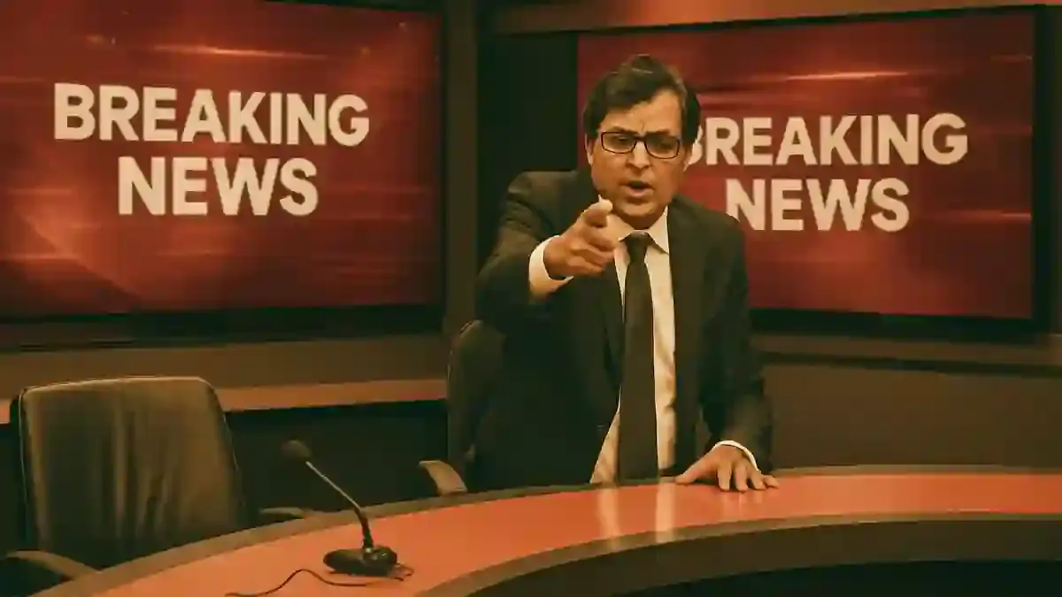 The panel, mid-broadcast, at the precise moment the fourth microphone was cut.