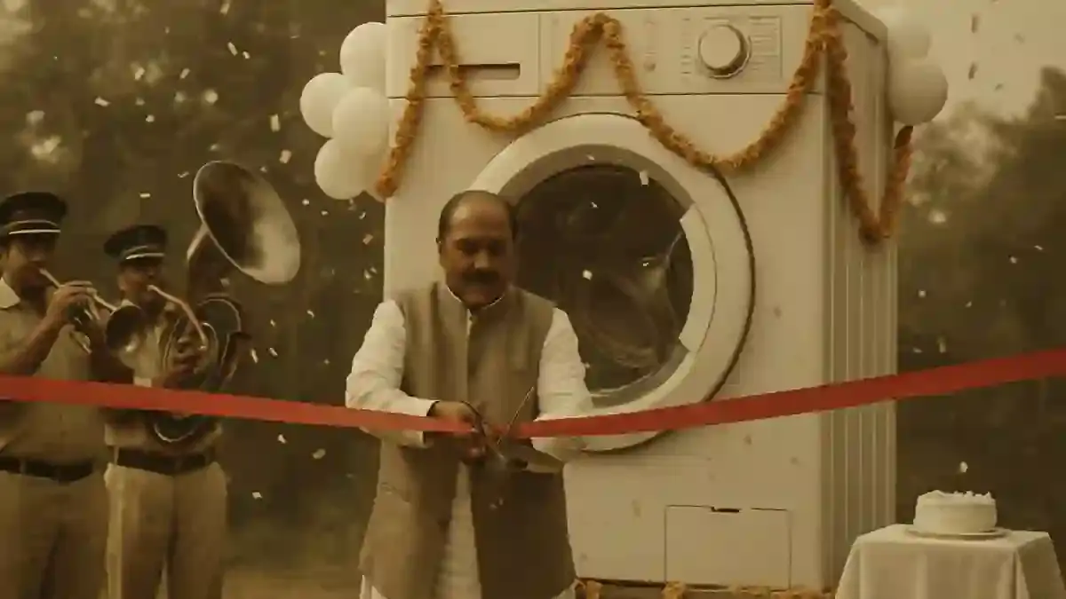 The ribbon-cutting ceremony, attended by everyone except the question 'clean of what?'